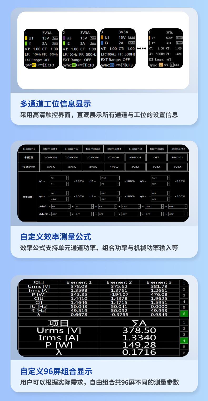 威格新品-多通道，多功能、高精度功率分析儀VG3000系列 廠家直銷 質(zhì)量保障插圖8